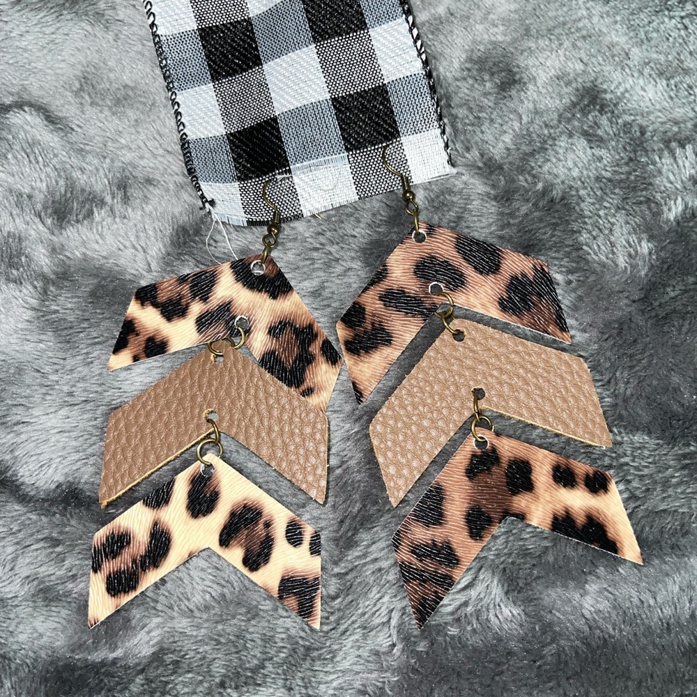 Cheetah Dangle Earrings